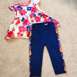 Floral Babydoll Top w pants